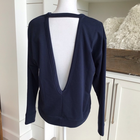 Nike Tops - nike low back navy workout top b7